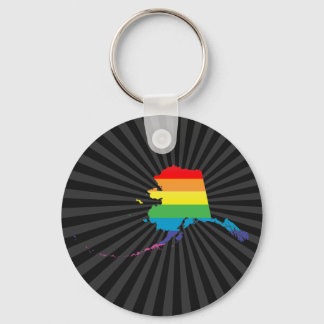 alaska pride. key ring