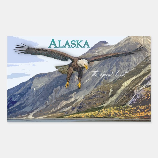 Alaska Rectangle Sticker (Front)
