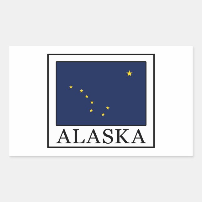 Alaska Rectangular Sticker (Front)