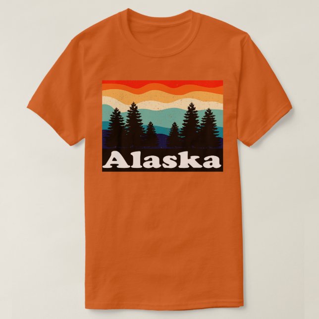 Alaska Retro T-Shirt (Design Front)