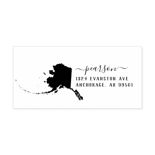 Alaska Return Address Stamp Self-Inking (Design)