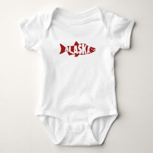 Alaska Salmon Baby Bodysuit