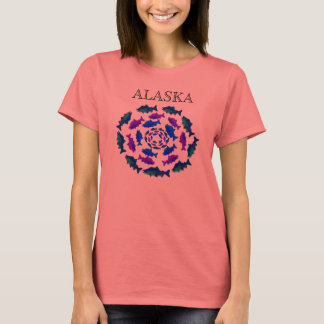 Alaska Salmon Circle T-Shirt