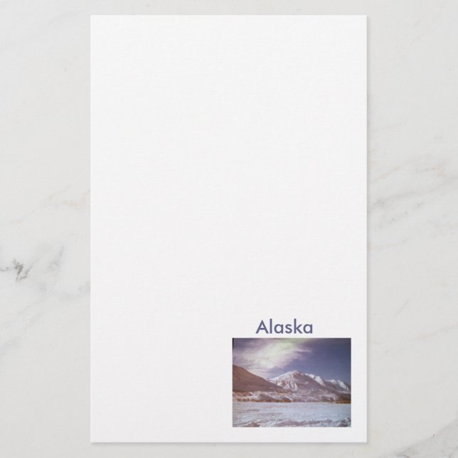Alaska Scenery Stationery (Front)