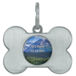 Alaska Scenic Byway Mountain Pet ID Tag
