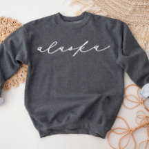 Alaska Script State Women’s Sweatshirt
