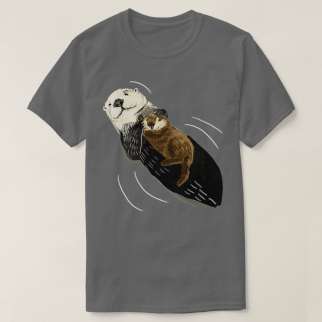 Alaska sea otter  T-Shirt (Design Front)