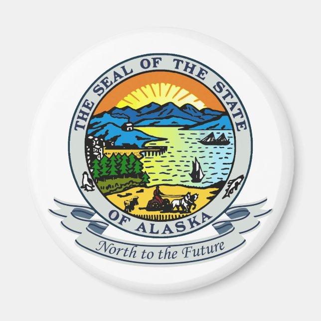 Alaska Seal Magnet (Front)