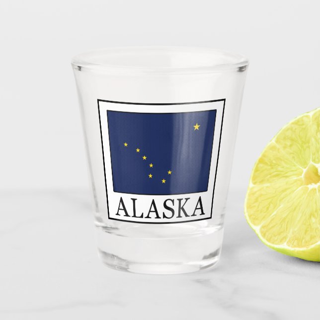 Alaska Shot Glass (Front)