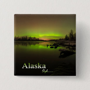 Alaska Sigh.... 15 Cm Square Badge