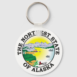Alaska sign key ring