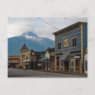 Alaska Skagway Town Buildings Photo Postcard