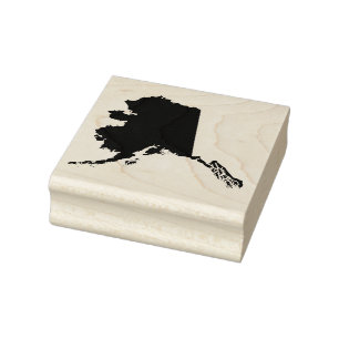 Alaska Solid Rubber Art Stamp