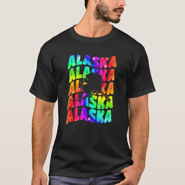 Alaska Souvenir Vacation Tourist Alaskan Territory T-Shirt (Front)