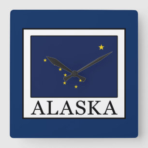 Alaska Square Wall Clock