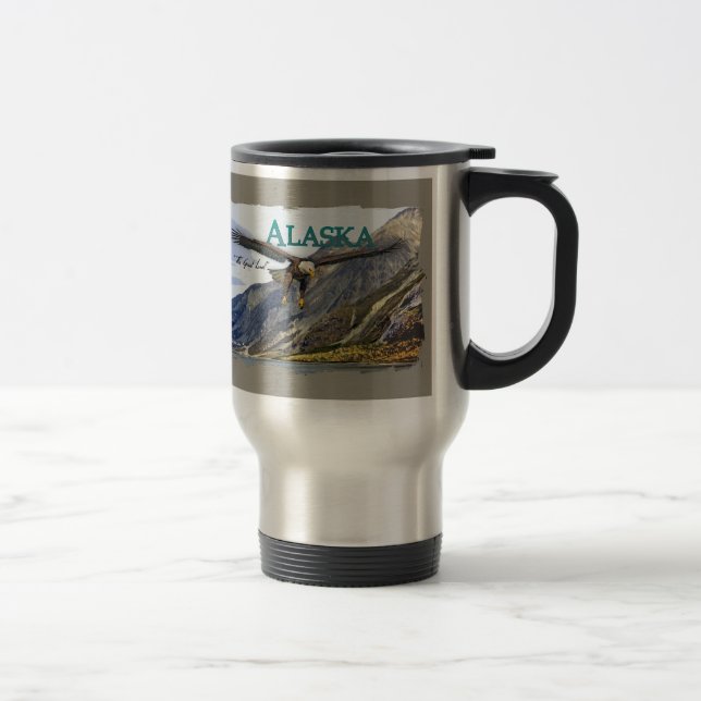 Alaska Stainless Steel Travel Mug (Right)