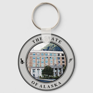 Alaska State Capitol Key Ring