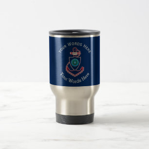 Alaska State Custom Anchor Travel Mug