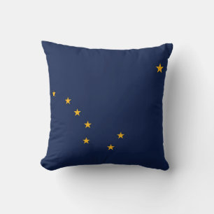 Alaska State Flag American MoJo Pillow