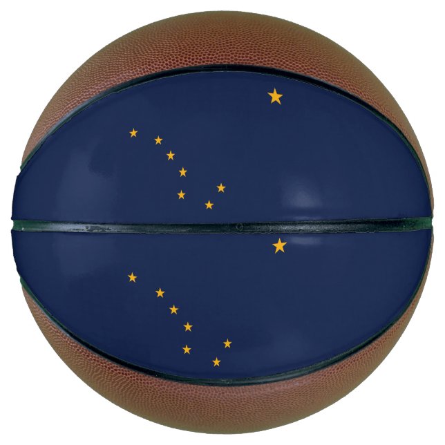 Alaska State Flag Basketball (Front)