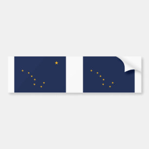 Alaska State flag Bumper Sticker