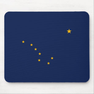 Alaska State Flag Design Mouse Mat