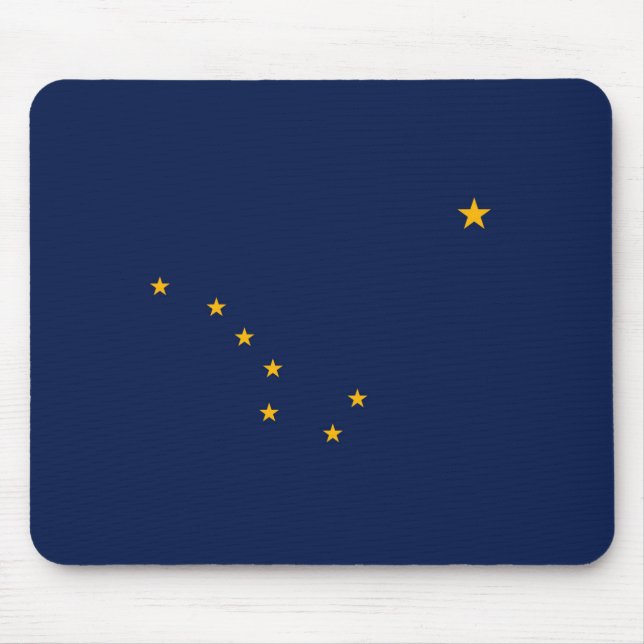 Alaska State Flag Design Mouse Mat (Front)