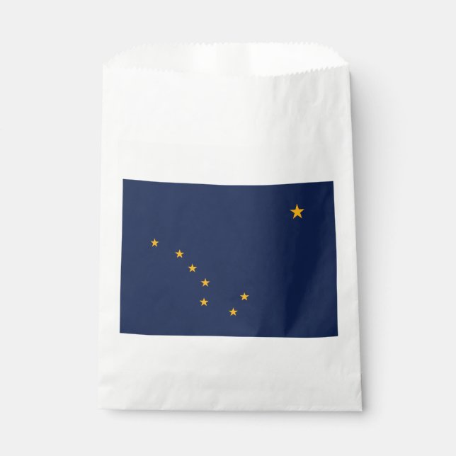 Alaska State Flag Favour Bags (Front)