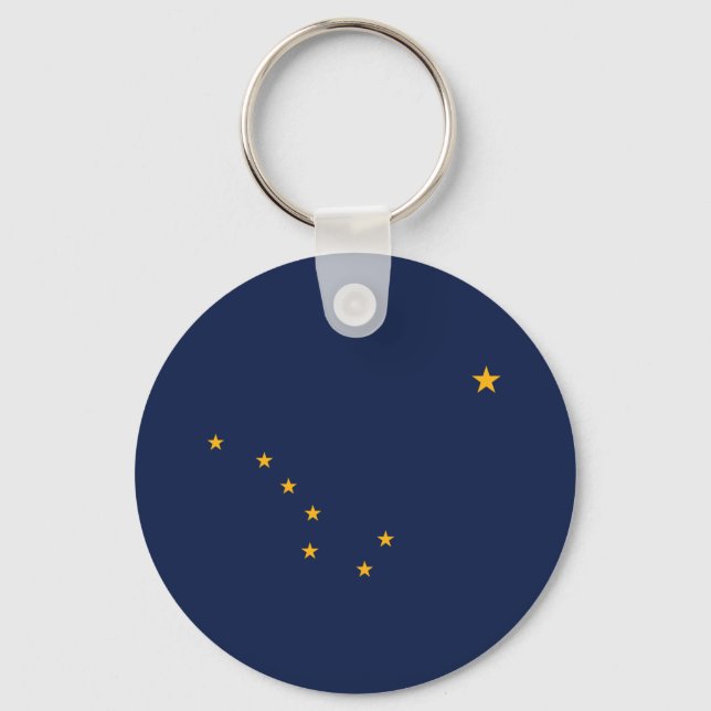 Alaska State Flag Key Ring (Front)