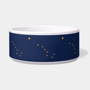 Alaska State Flag Pet Bowl