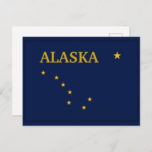 Alaska State Flag Postcard (Front/Back)