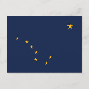 Alaska State Flag Postcard