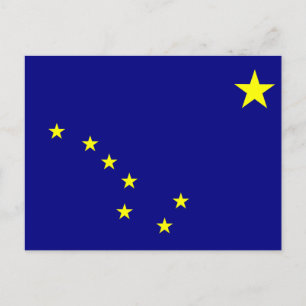 Alaska State Flag Postcard