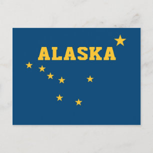 Alaska State Flag Postcard