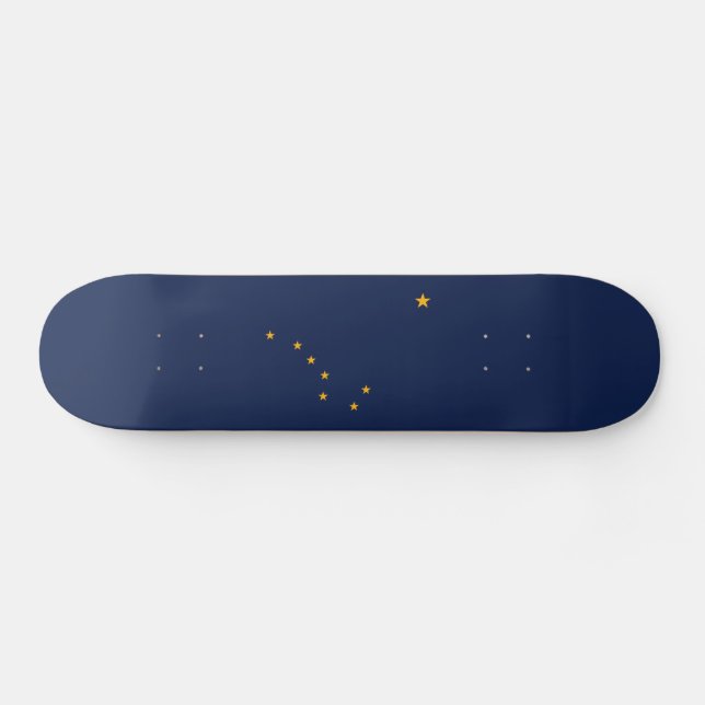 Alaska State Flag Skateboard (Horz)