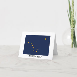 Alaska State Flag Thank You Card