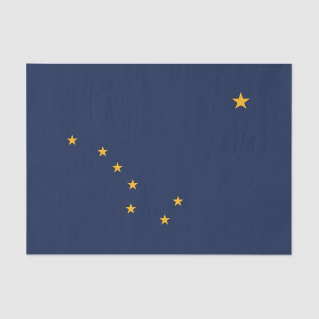 Alaska State Flag Tissue Paper (Front)