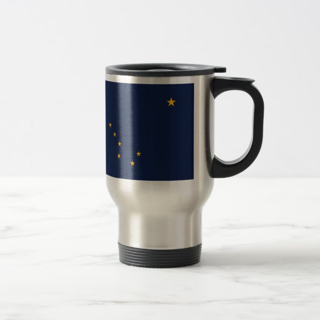 Alaska State Flag Travel Mug (Right)