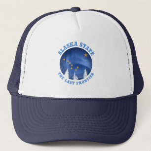 ALASKA STATE FLAG  TRUCKER HAT