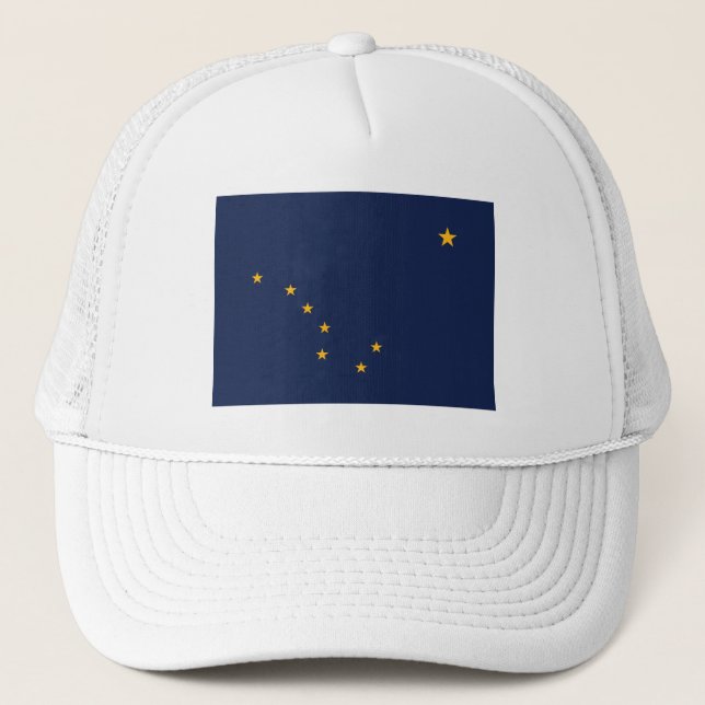 Alaska State Flag Trucker Hat (Front)