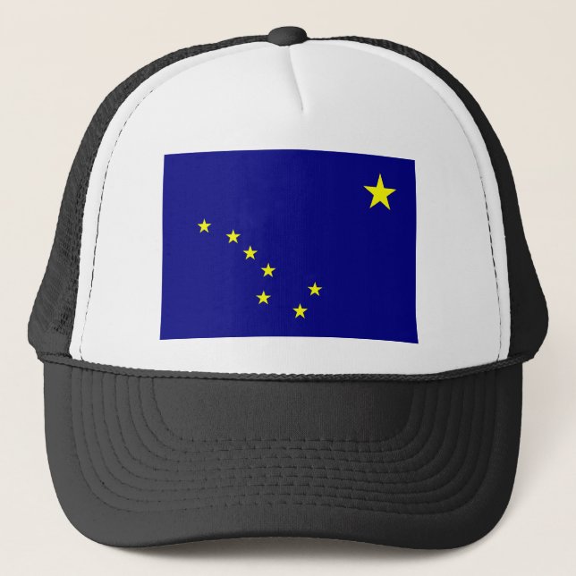 Alaska State Flag Trucker Hat (Front)