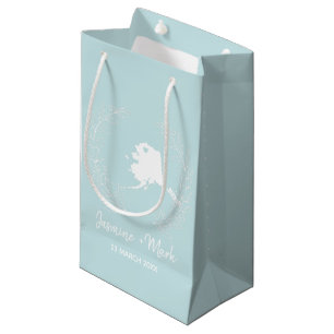Alaska state map  destination wedding favours    small gift bag