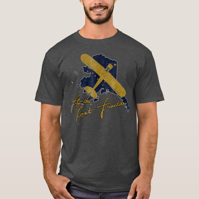 Alaska State Pilot Series Tee  Vintage Aeroplane (Front)