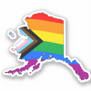 Alaska State Pride LGBTQ Progress Pride