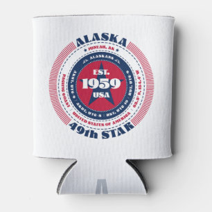 Alaska State Pride Monogram Cooler