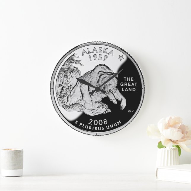 Alaska State Quarter Clock (Home)