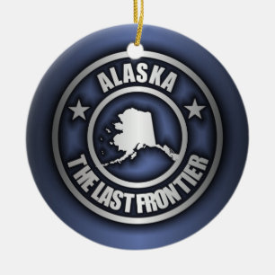 "Alaska Steel" Decorative Ornaments (Blue)