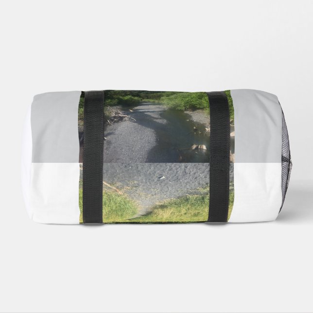 Alaska Summer Greenery Duffel Bag (Bottom)