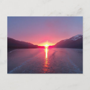 Alaska Sunset Postcard