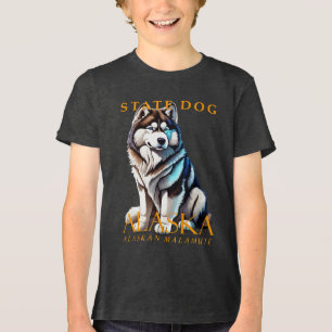 Alaska Territory Dog The Malamute Tri-Blend Shirt
